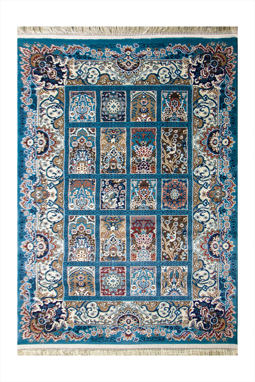 Iranian Premium Vk Farsh-E-Iran Rug - 4.1 x 5.5 FT - Resilient Construction for Long-Lasting Use