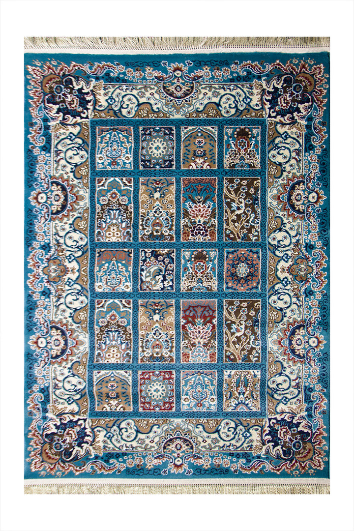 Iranian Premium Vk Farsh-E-Iran Rug - 4.1 x 5.5 FT - Resilient Construction for Long-Lasting Use