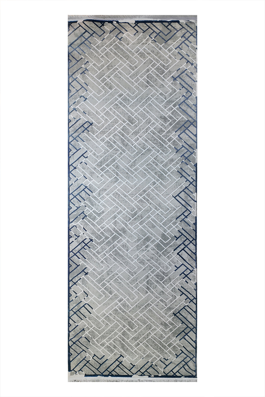 Premium Quality Turkish-Acrylic Rug - 3.2 x 9.8 FT - Gray  Superior Comfort, Modern Style Accent Rugs