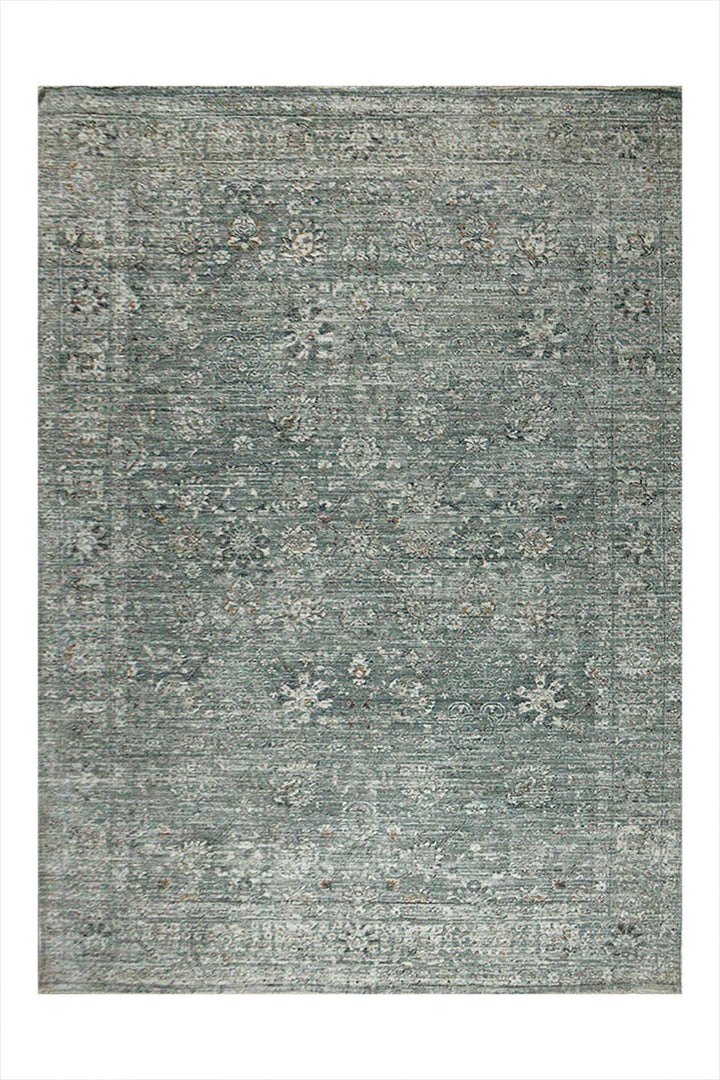 Turkish Modern Festival Plus - 5.2 x 7.6 FT - Blue - Sleek and Minimalist for Chic Interiors