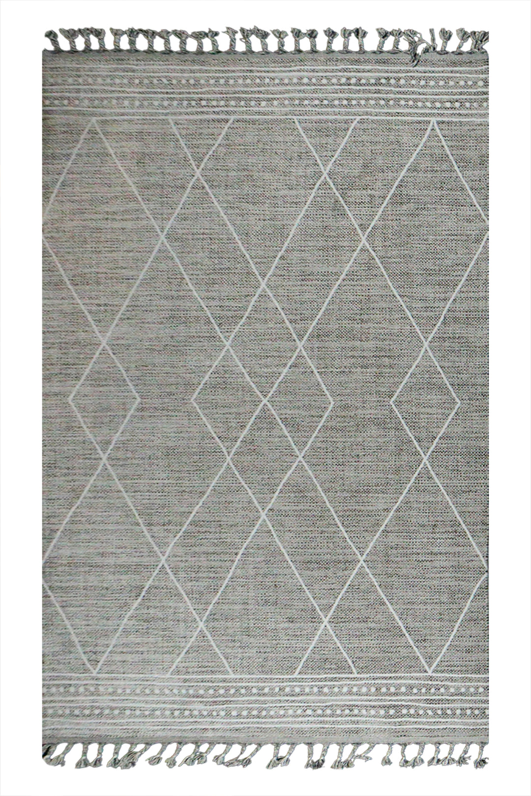 Turkish Modern  Festival WD Rug - Gray - 5.2 x 6.9 FT - Superior Comfort, Modern Style Accent Rug