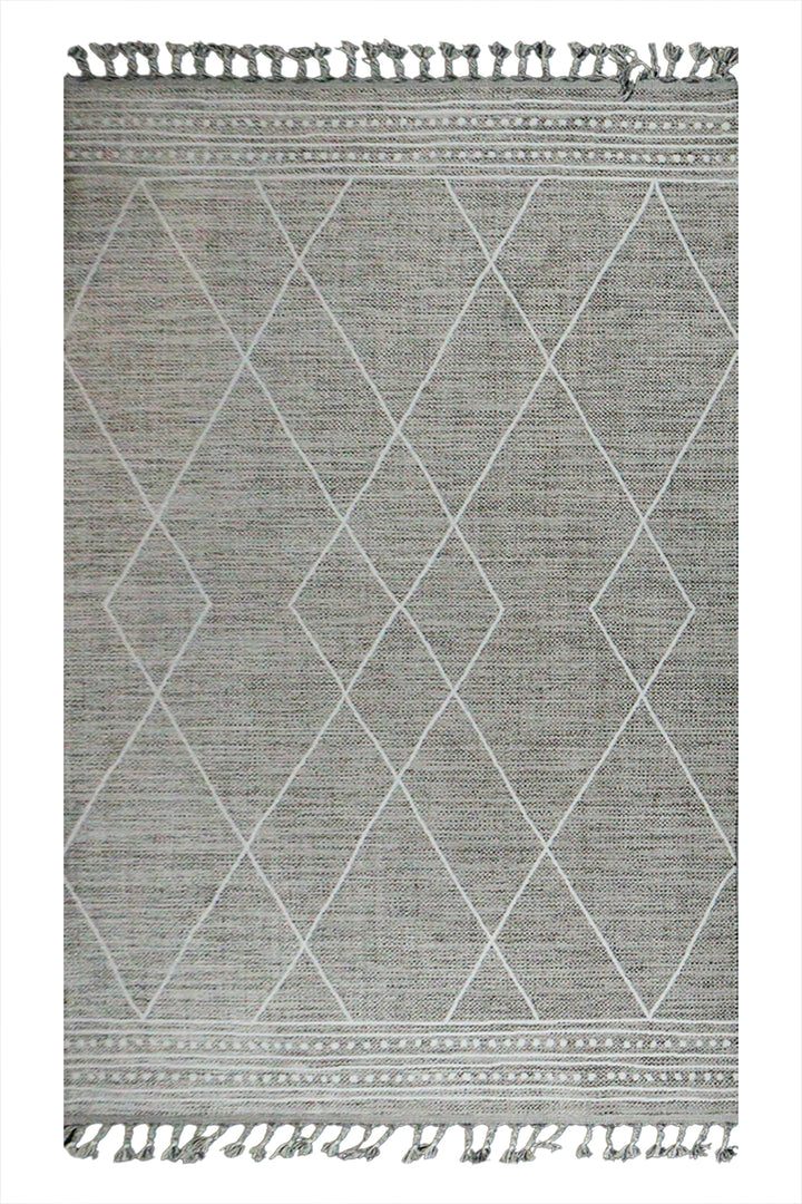 Turkish Modern  Festival WD Rug - Gray - 5.2 x 6.9 FT - Superior Comfort, Modern Style Accent Rug