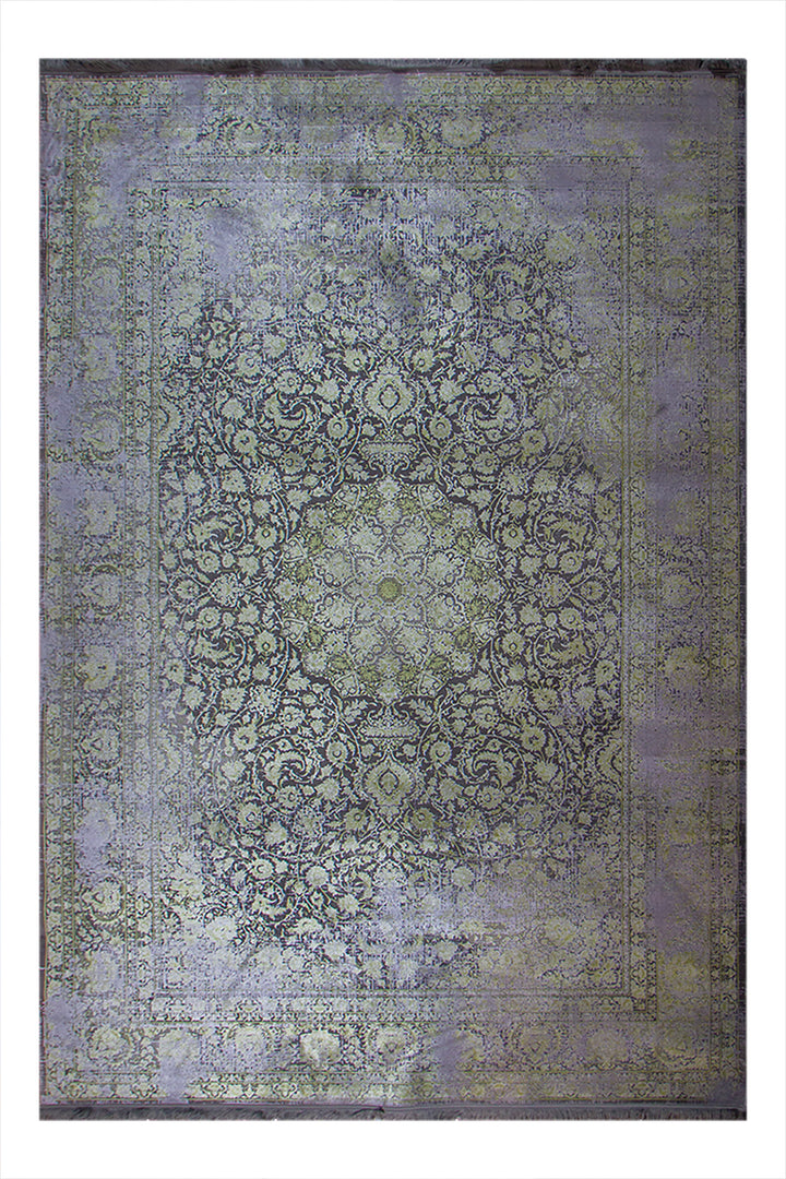 Iranian Oriental Collection Rug - 6.5 x 9.8 FT -  Gray - Resilient Construction for Long-Lasting Use