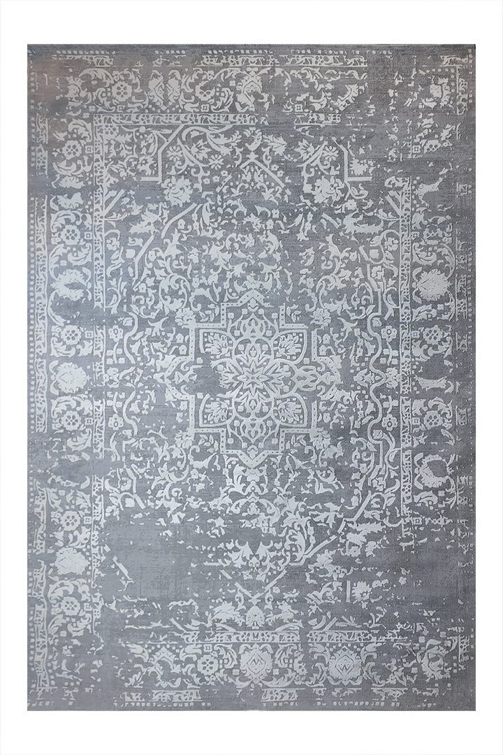 Turkish Modern Festival-1 Rug - 7.8 x 11.1  FT - Gray  Superior Comfort, Modern Style Accent Rugs