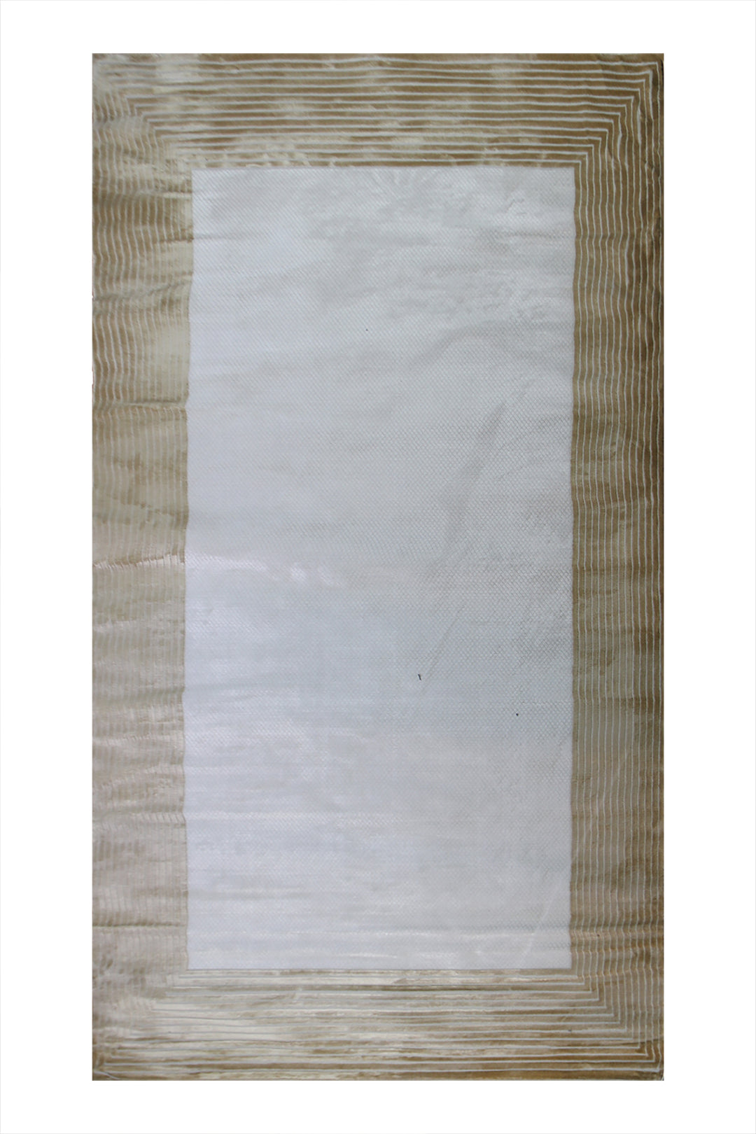 Turkish Modern  Festival Wd Rug  - 5.2 x 9.5 FT - White -  Luxurious Woven Masterpiece 50% Off!