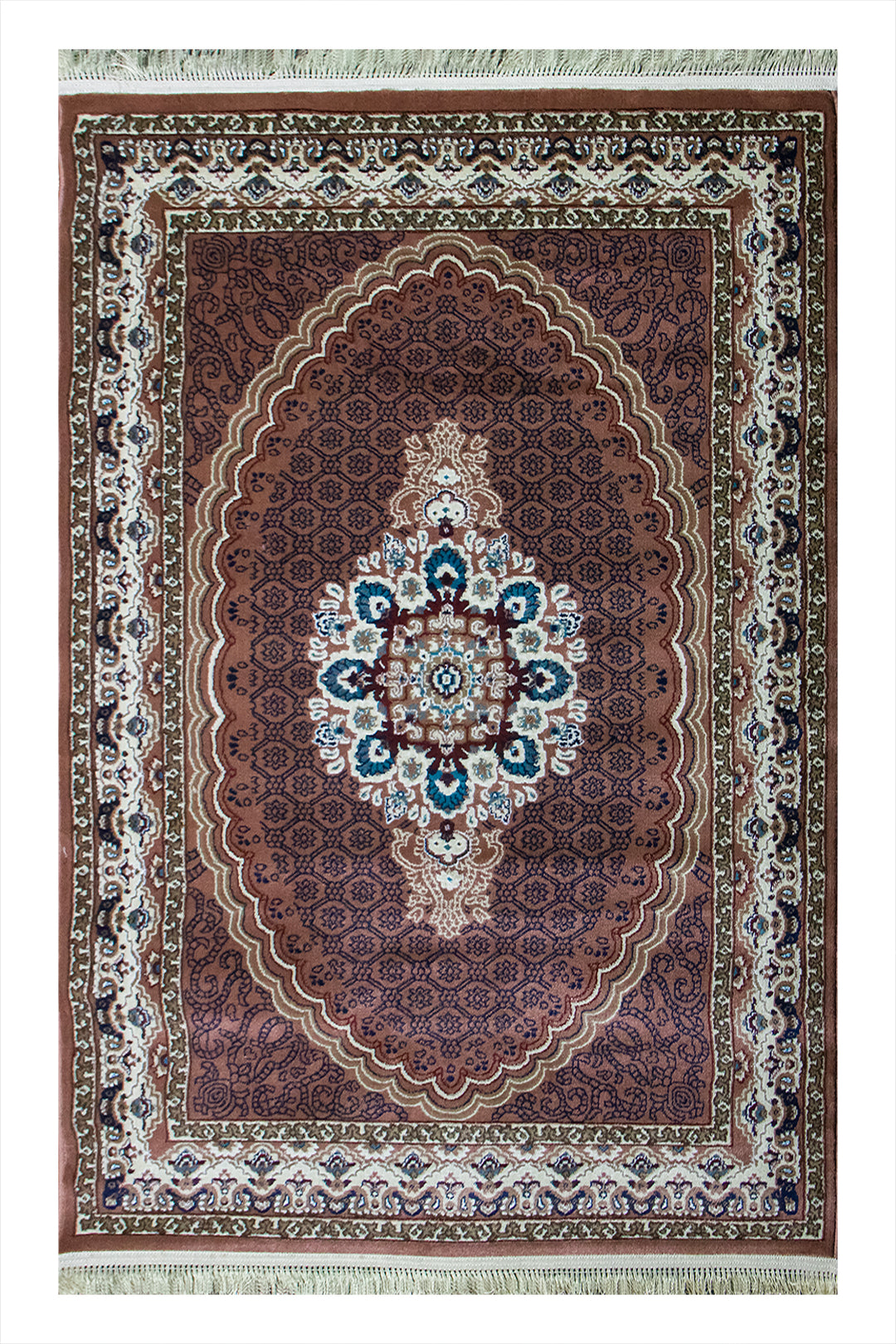 Iranian Premium Vk Farsh-E-Iran Rug - 4.1 x 5.5 FT - Resilient Construction for Long-Lasting Use