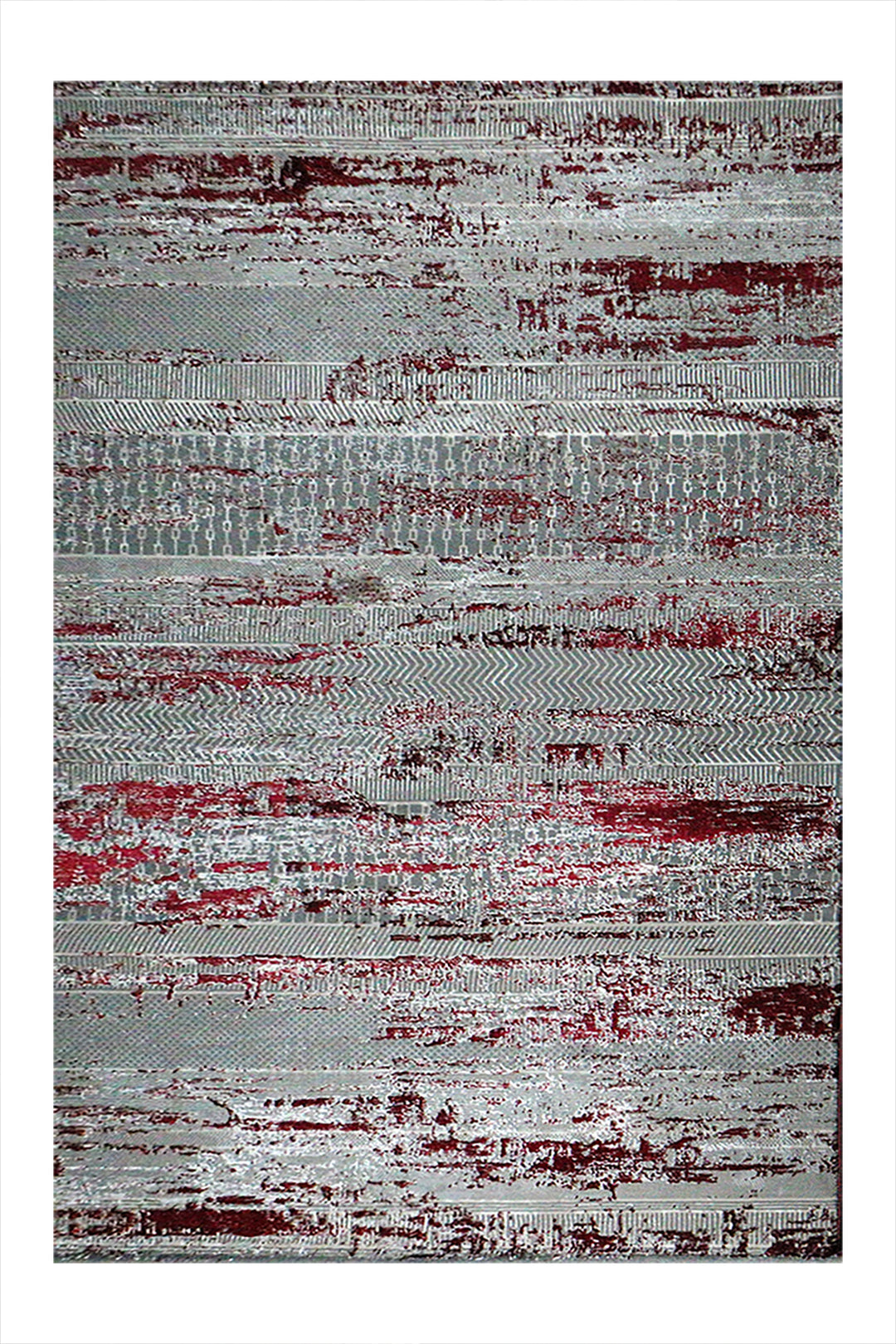 Turkish Matrix Rug - 6.5 x 9.5 FT - Contemporary Abstract Elegance with Premium Quality