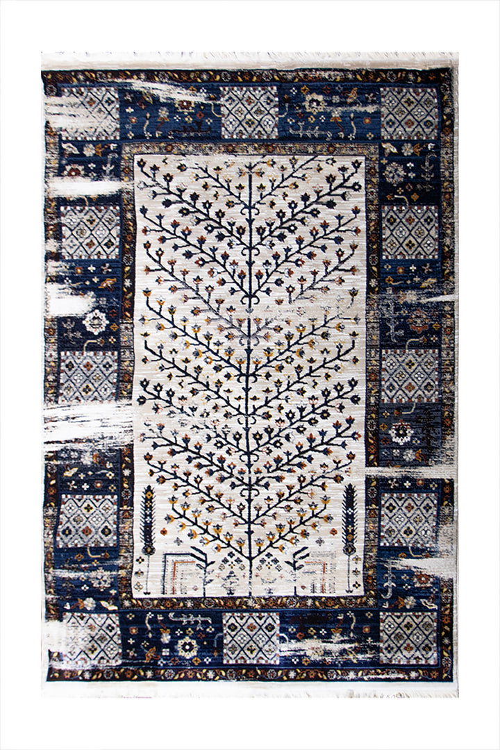 Turkish Allure Rug - 4.9 x 7.8 FT -  Beige - Elegant Woven Design with Premium Quality