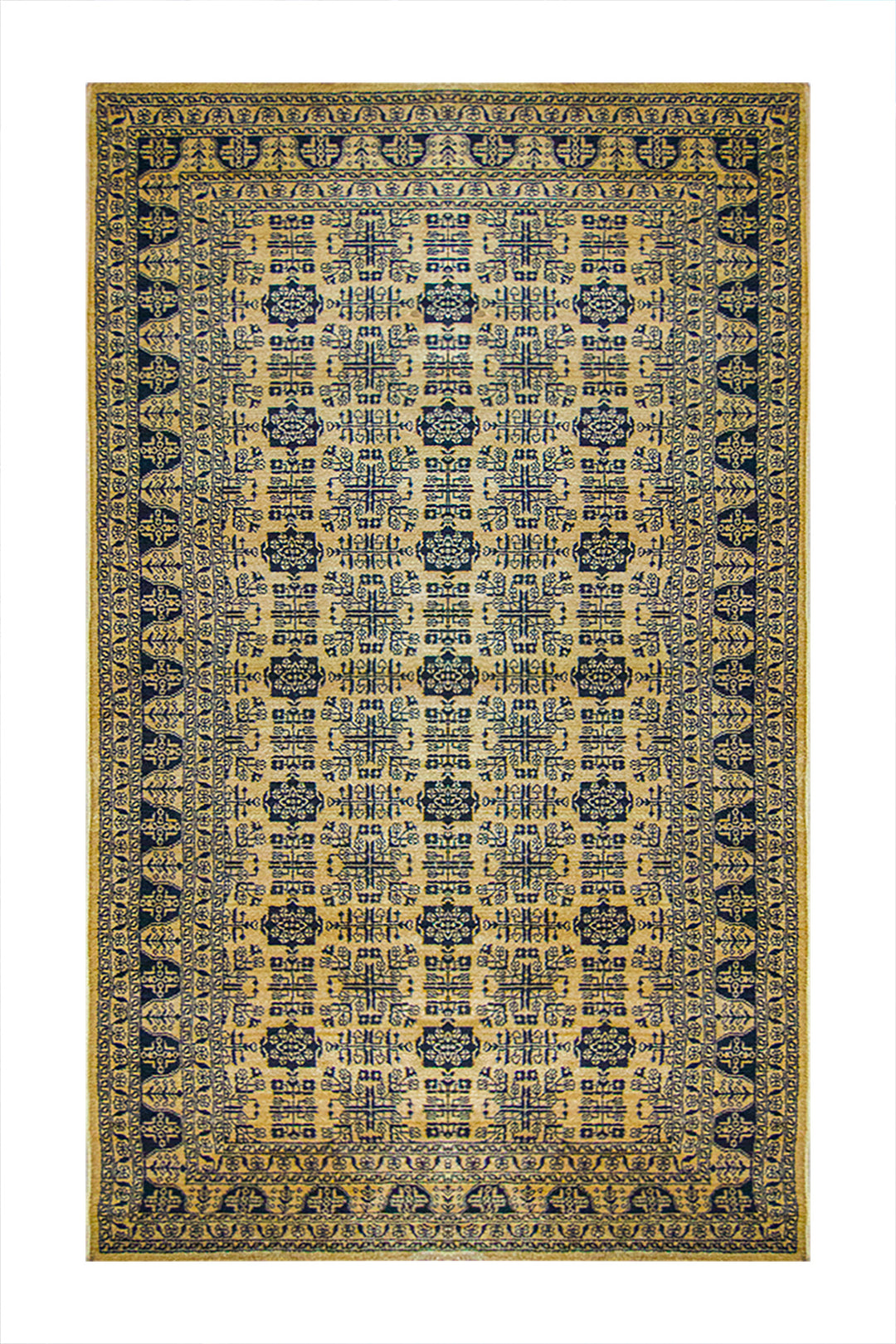 Turkish Modern  Festival WD Rug - Yellow - 3.3 x 6.6 FT - Superior Comfort, Modern Style Accent Rug