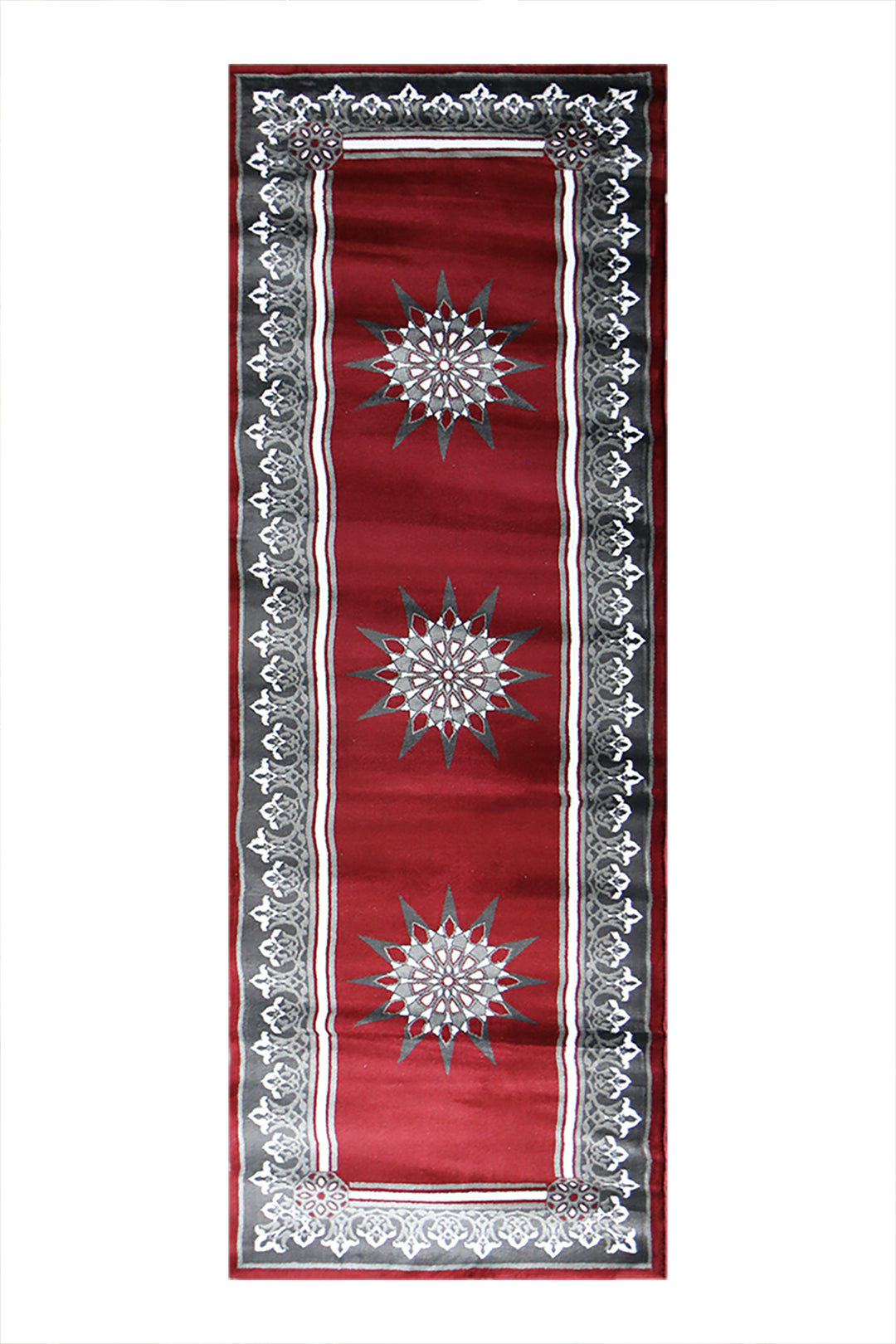 Turkish Modern Festival WD Rug - Red and Cream - 3.2 x 9.8 FT - Superior Comfort, Modern & runners Style Accent Rugs (Copy)