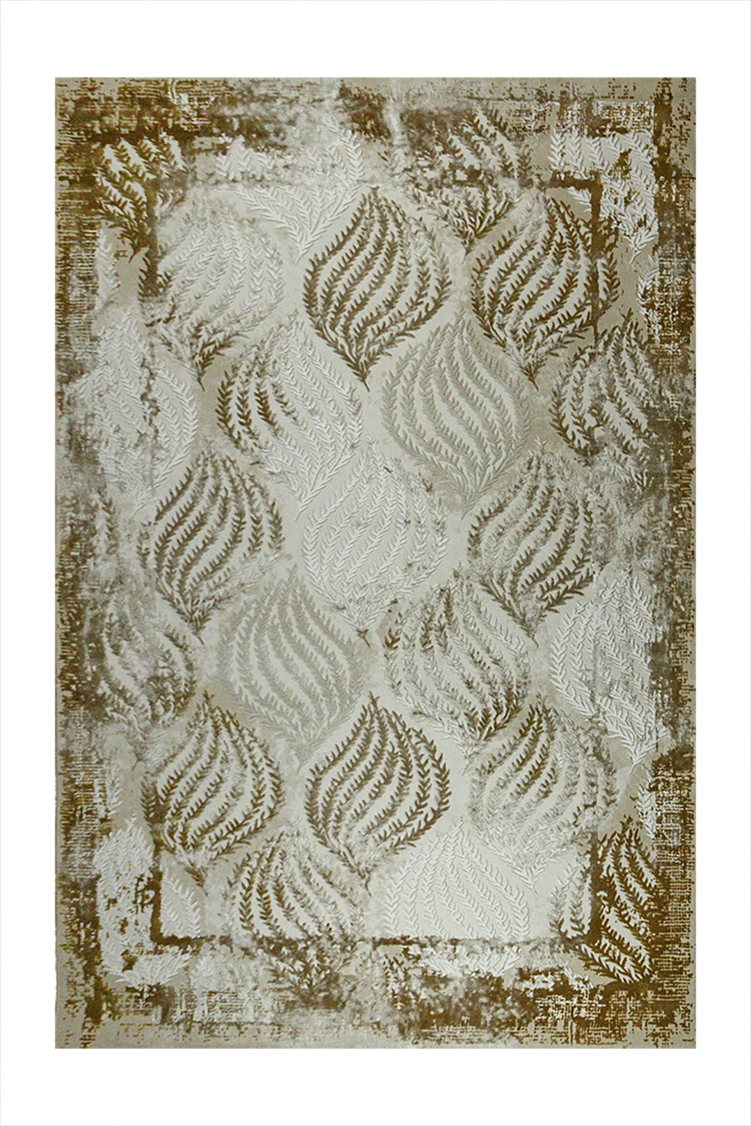 Turkish Modern Festival 1 - 5.2 x 7.5 FT - Beige - Sleek and Minimalist for Chic Interiors