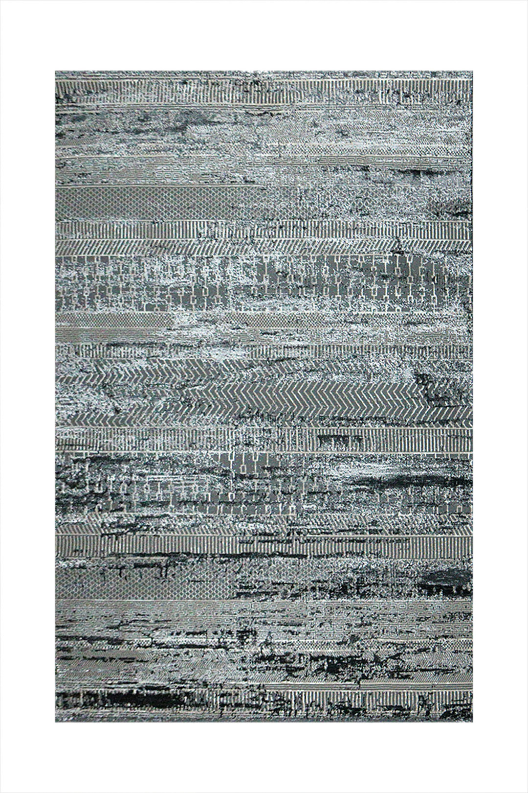 Turkish Matrix Rug - 4.9 x 7.3 FT - Contemporary Abstract Elegance with Premium Quality