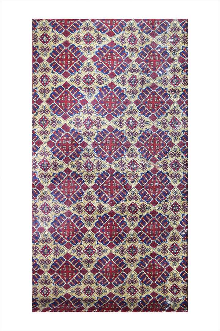 Turkish Modern  Festival Wd Rug  - 2.6 x 4.9 FT - Red -  Luxurious Woven Masterpiece 50% Off!