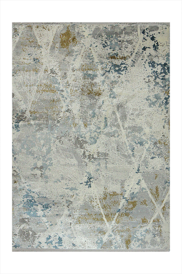 Turkish Premium Quality Voyage Rug - 3.9 x 5.9 FT - Gray - Resilient Construction for Long-Lasting Use