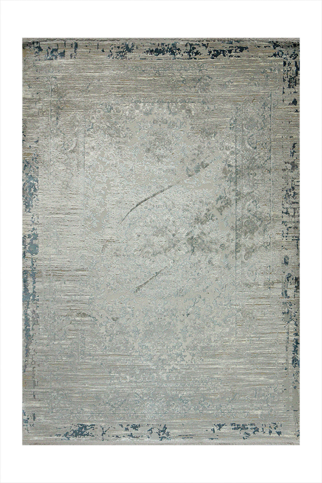 Turkish Premium Quality Voyage Rug - 3.9 x 5.9 FT - Gray - Resilient Construction for Long-Lasting Use