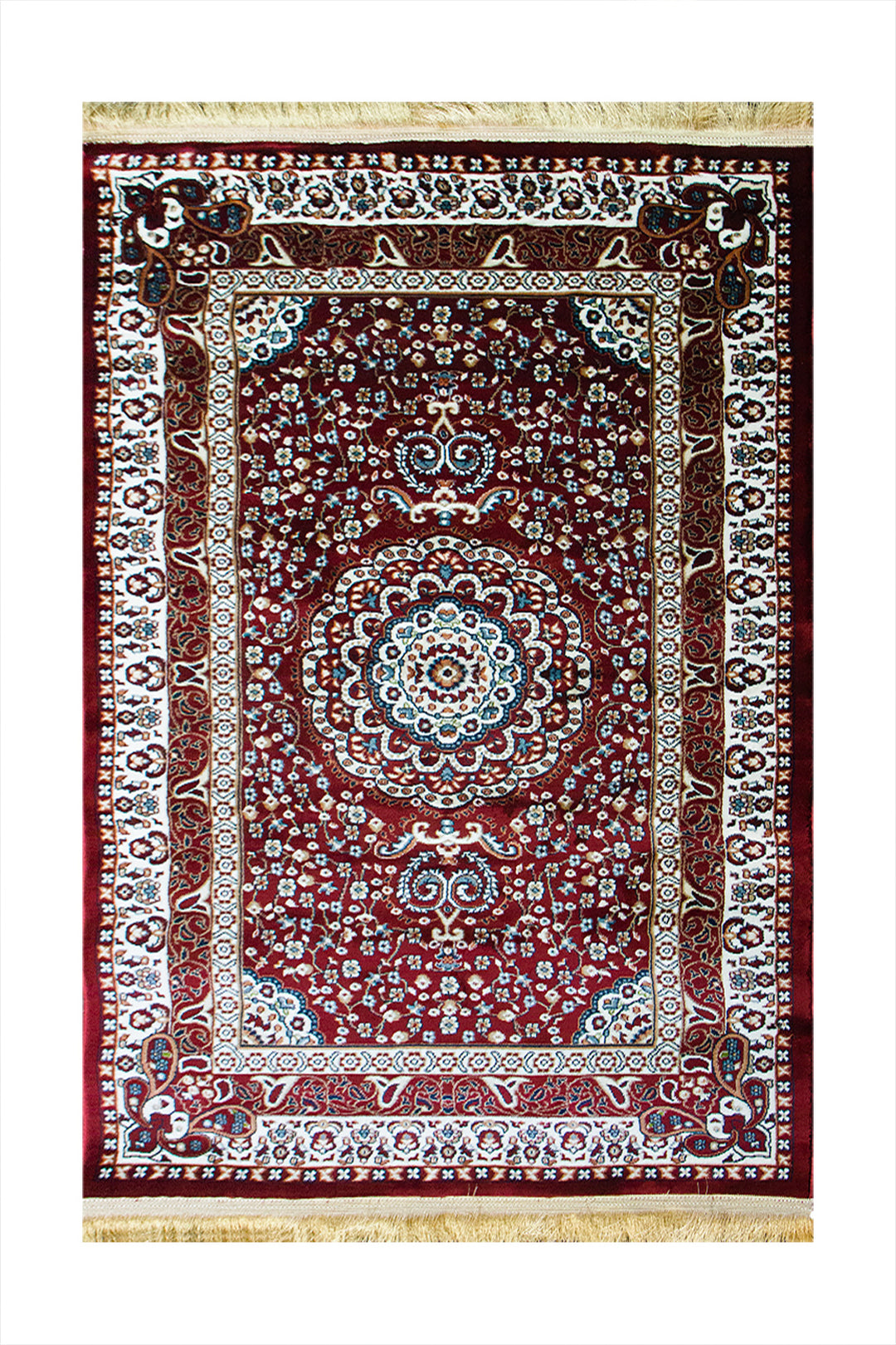 Classical Turkish Topaz Rug - 3.2 x 4.9 FT - Resilient Construction for Long-Lasting Use