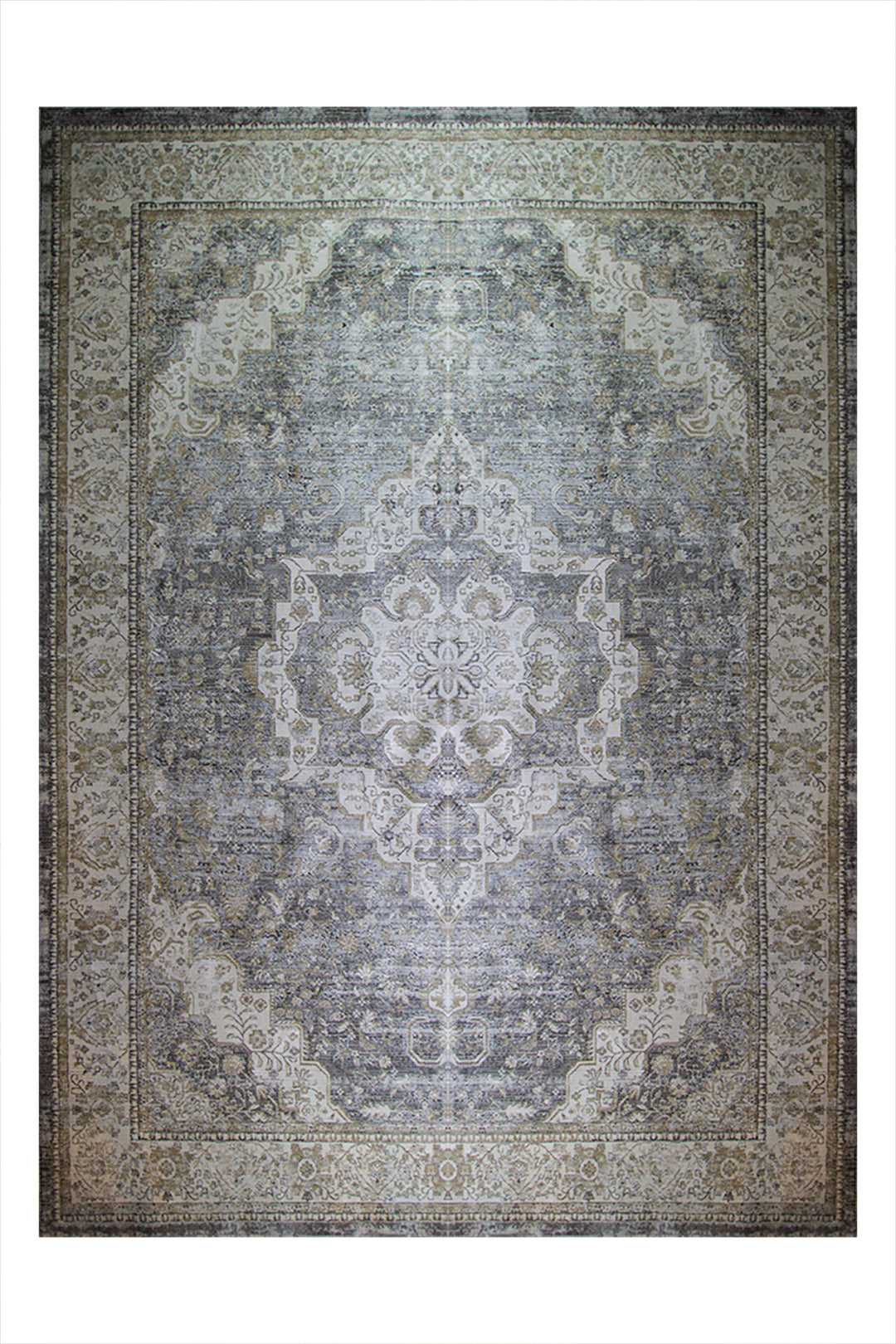 Turkish Modern  Festival Plus Rug - 9.8 x 13.1 FT - Gray - Superior Comfort, Modern Style Accent Rugs