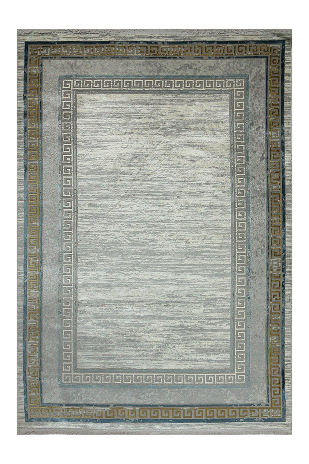 Turkish Premium Quality Voyage Rug - 3.9 x 5.9 FT - Blue - Resilient Construction for Long-Lasting Use