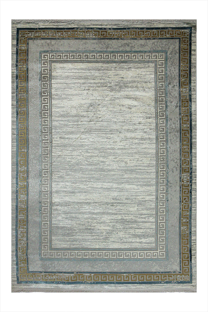 Turkish Premium Quality Voyage Rug - 3.9 x 5.9 FT - Blue - Resilient Construction for Long-Lasting Use