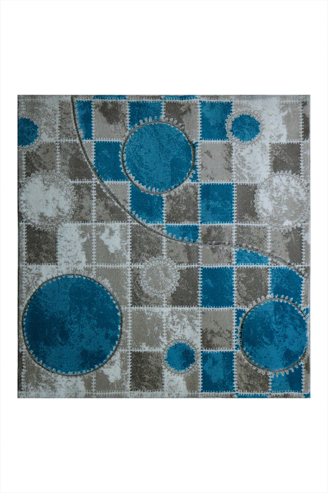 Turkish Modern Tokyo-P Rug - 3.7 x 3.9 FT - Elegant Design | 50% OFF Sale!