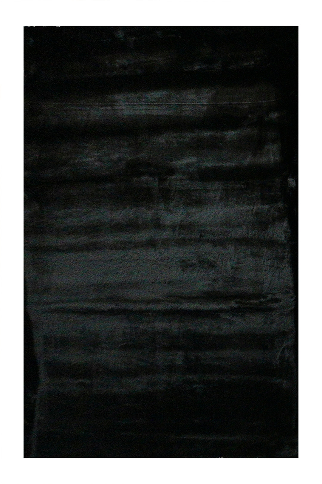 Super Soft Fantasy Shaggy Rug - 5.2 x 7.5 FT - Black - Resilient Construction for Long-Lasting Use