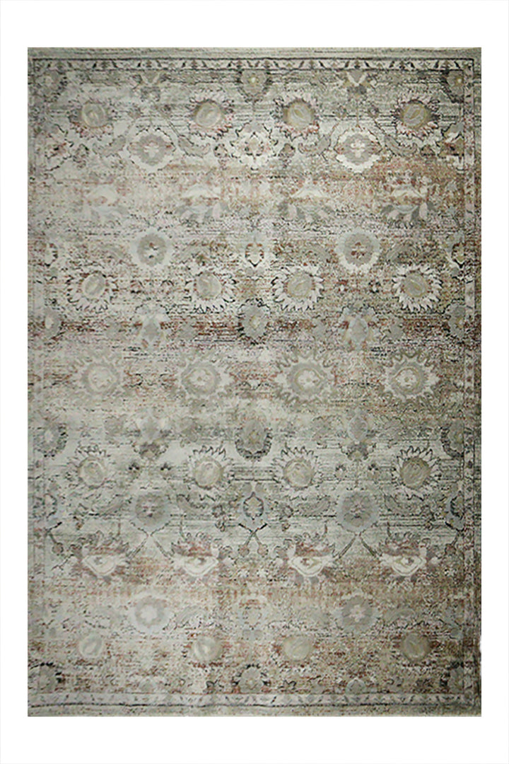 Turkish Modern Festival Plus Rug - 9.1 x 12.7 FT - Gray - Sleek and Minimalist for Chic Interiors