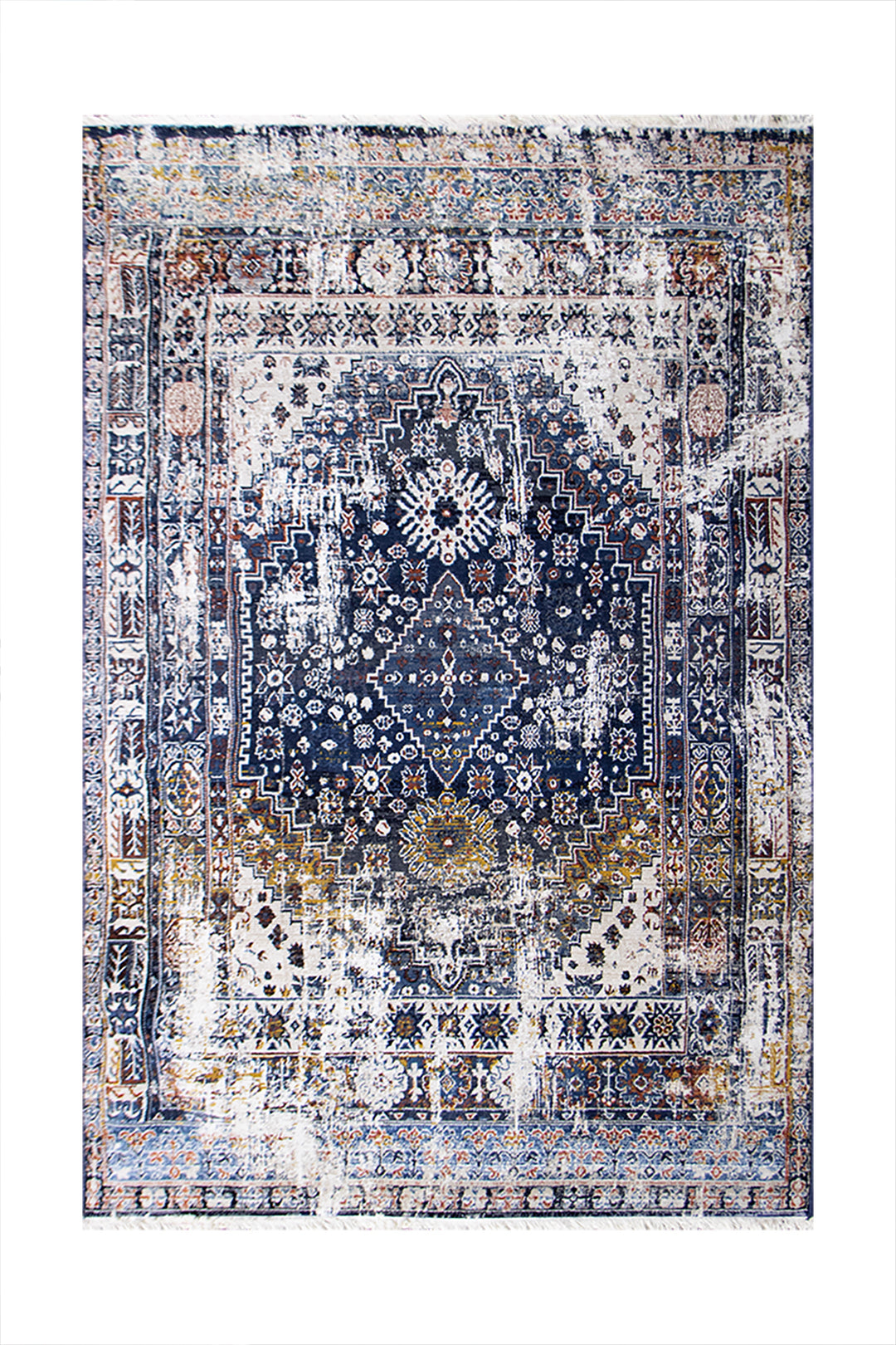 Turkish Allure Rug - 3.9 x 5.9 FT -  Blue - Elegant Woven Design with Premium Quality