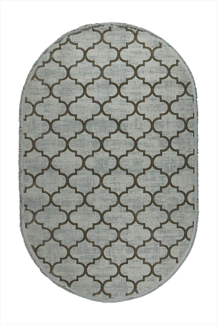 Turkish Modern Festival WD Oval Rug - 4.5 x 7.2 FT - Luxurious Woven Masterpiece 50% Off!