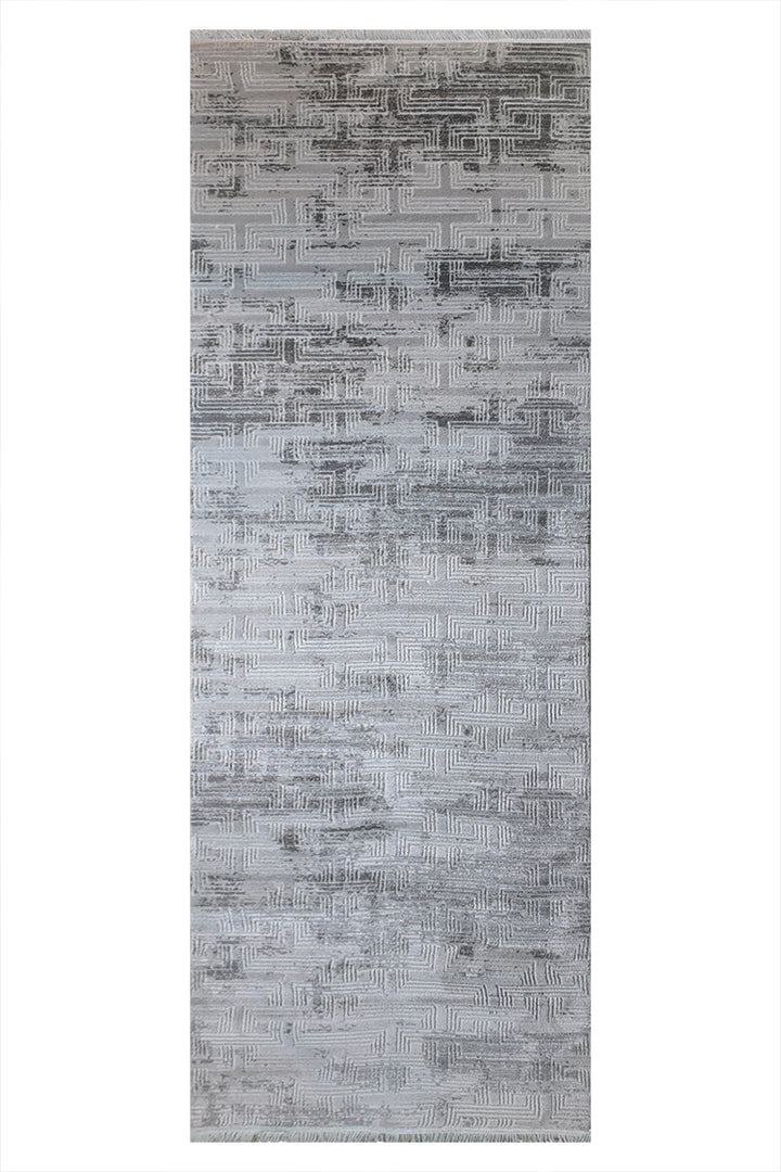 Turkish Modern  Festival Plus Rug - 3.2 x 9.8 FT - Gray  Superior Comfort, Modern Style Accent Rugs