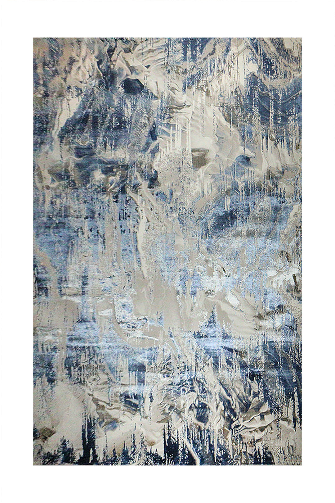 Turkish Matrix Rug - 8.2 x 11.5 FT - Contemporary Abstract Elegance with Premium Quality