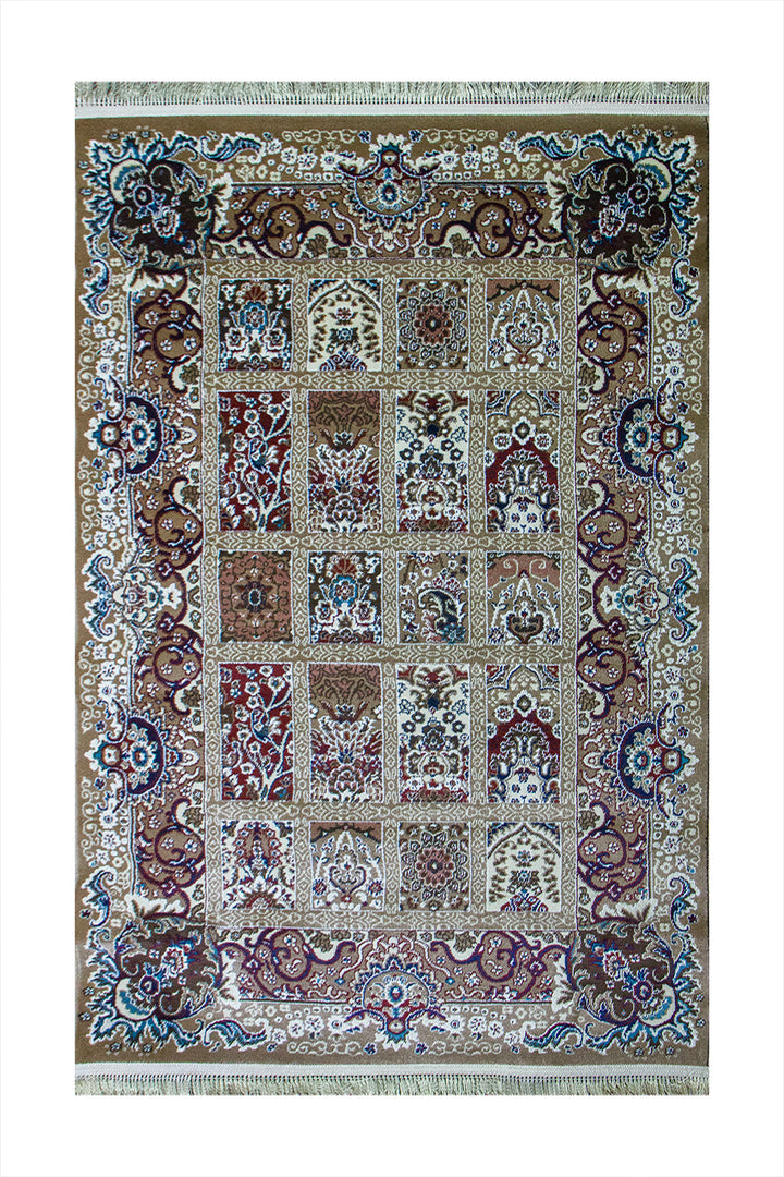 Iranian Premium Vk Farsh-E-Iran Rug - 4.1 x 5.5 FT - Resilient Construction for Long-Lasting Use