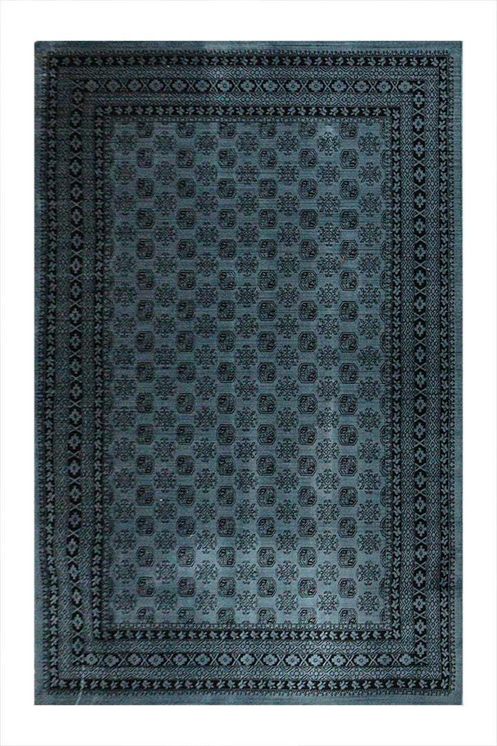 Turkish Modern Festival 1 - 6.5 x 9.5 FT - Navy - Sleek and Minimalist for Chic Interiors