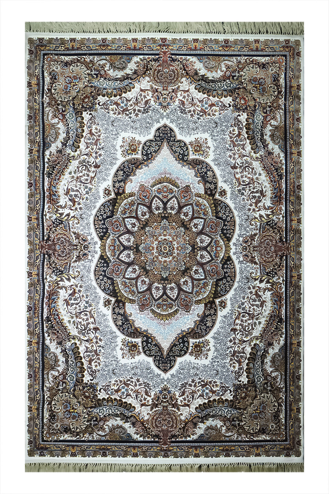 Irani Farsh E Firozeh-P Rug - 5.9 x 8.8 FT - Premium and Classical Design | 50% OFF Sale!