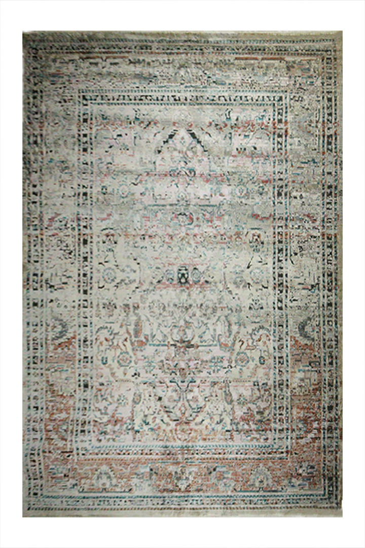 Turkish Modern Festival Plus Rug - 9.1 x 12.7 FT - Gray - Sleek and Minimalist for Chic Interiors