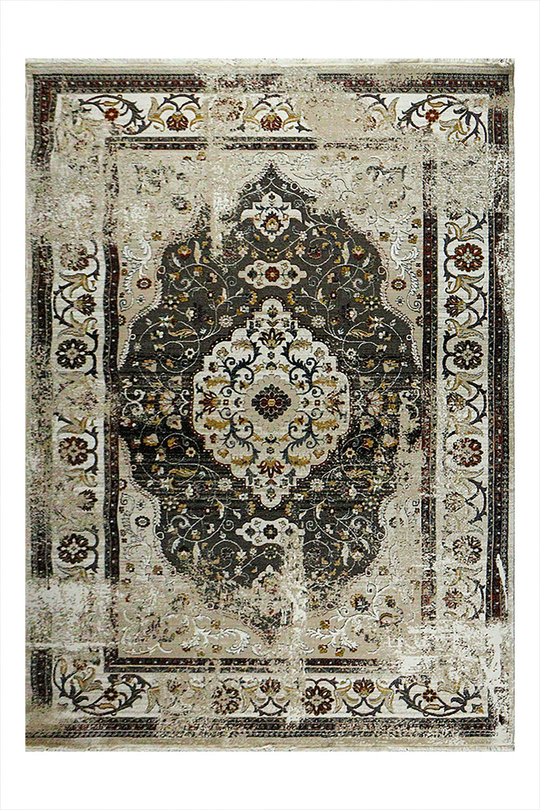 Turkish Modern Festival 1 Rug - 5.2 x 7.5 FT - Sleek and Minimalist for Chic Interiors