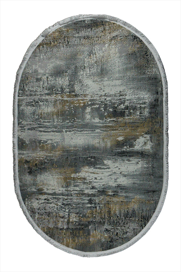 Turkish Modern Festival WD Oval Rug - 4.9 x 7.5 FT - Luxurious Woven Masterpiece 50% Off!