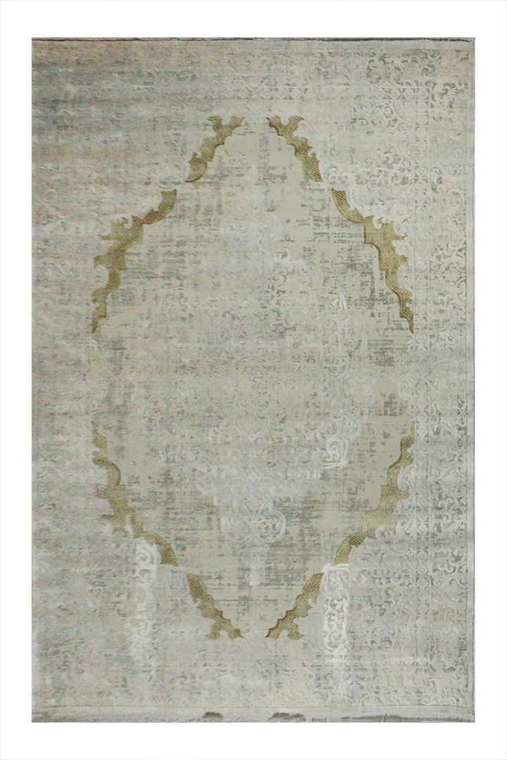 Turkish Premium Sunrise Rug - 6.5 x 9.5 FT - Gray - Resilient Construction for Long-Lasting Use