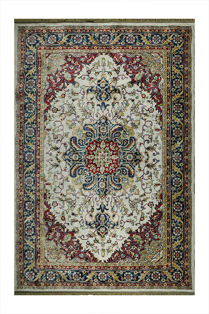 Iranian Rhyton Rugs-Wd Rug - 6.5 x 9.8 FT - Blue - Resilient Construction for Long-Lasting Use