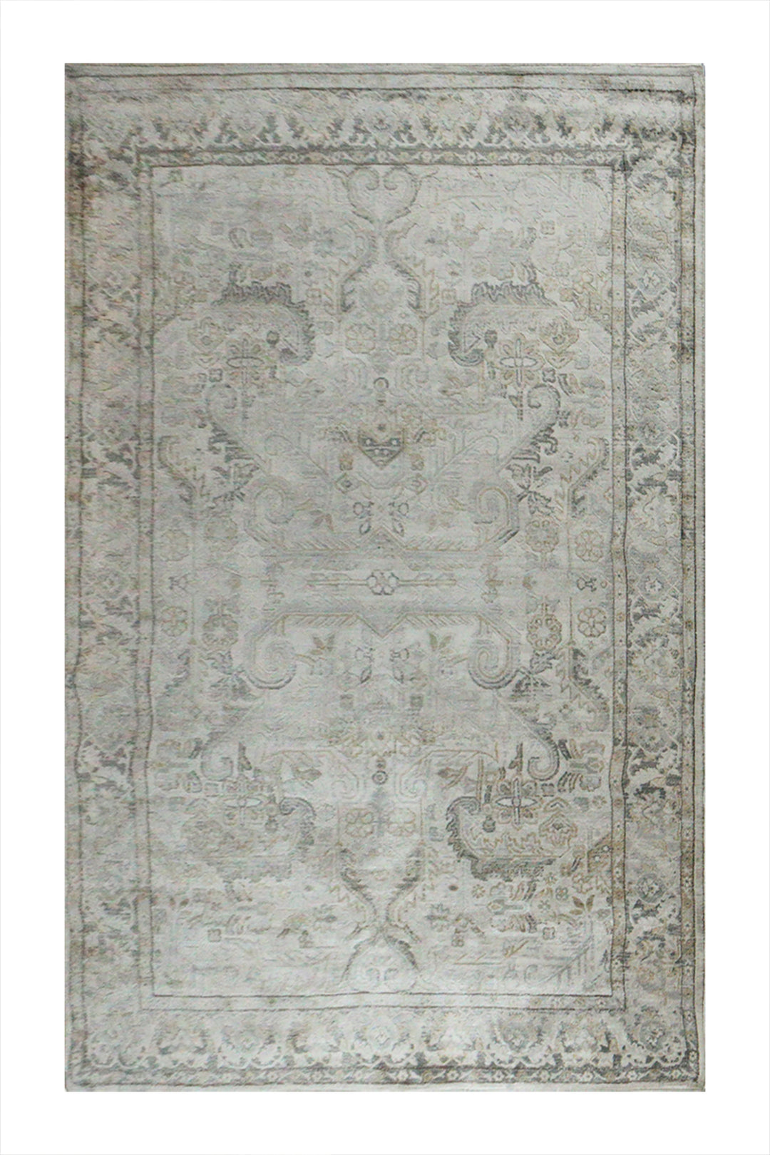 Turkish Modern  Festival WD Rug - Cream - 5.2 x 7.5 FT - Superior Comfort, Modern Style Accent Rug