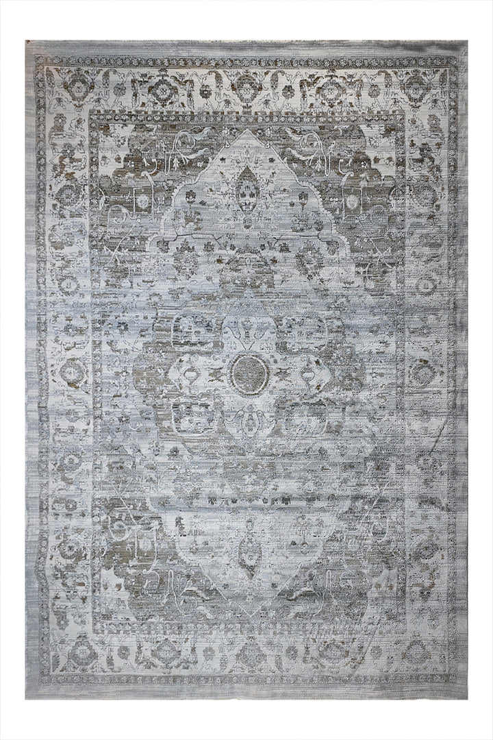 Turkish Modern Festival-Plus Rug - 7.8 x 10.4  FT - Gray  Superior Comfort, Modern Style Accent Rugs