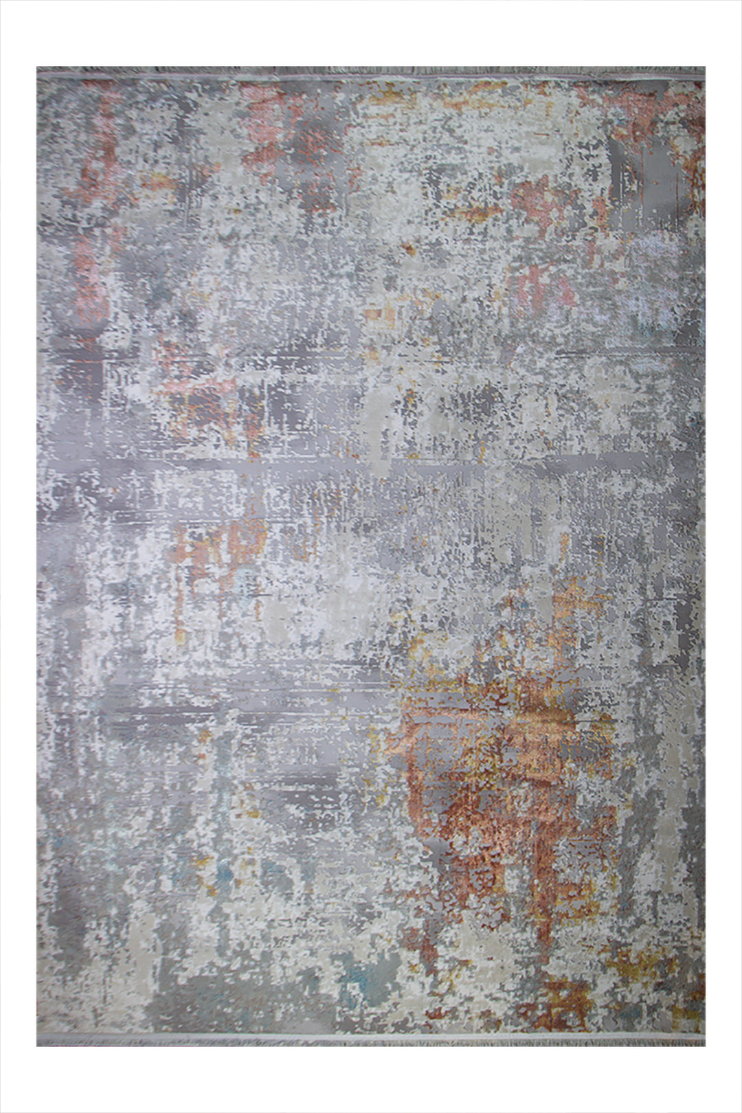 Turkish Modern  Festival 1 Rug - 7.8 x 11.1 FT - Gray - Superior Comfort, Modern Style Accent Rugs