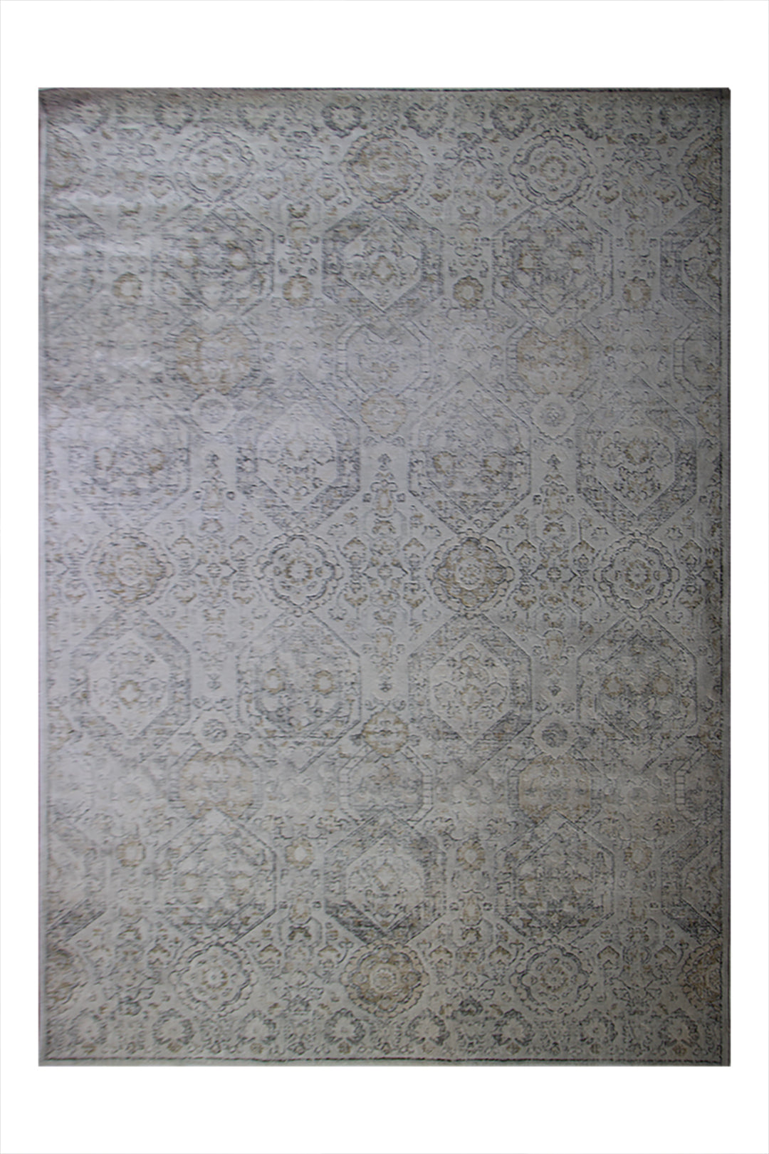 Turkish Modern  Festival 1 Rug - 6.5 x 9.8 FT - Gray - Superior Comfort, Modern Style Accent Rugs