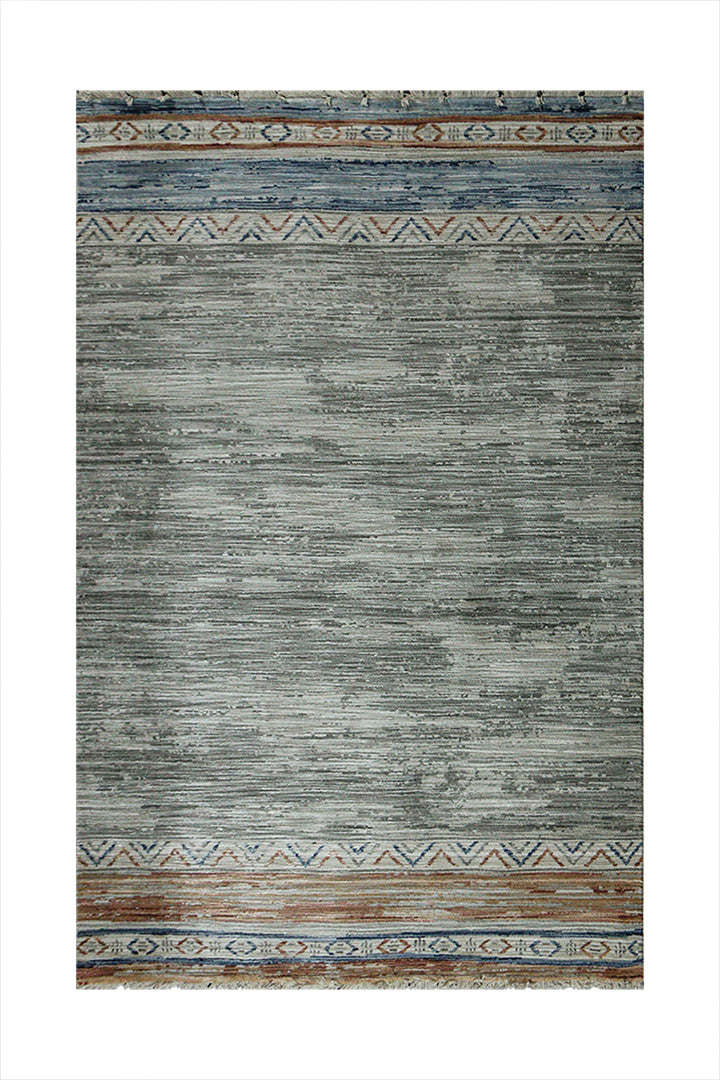 Turkish Modern Festival Plus - 3.9 x 5.9 FT - Navy - Sleek and Minimalist for Chic Interiors