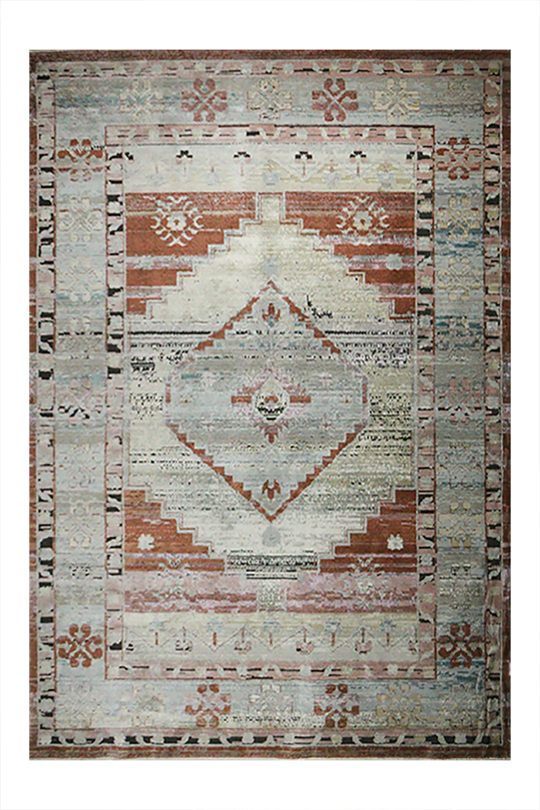 Turkish Modern Festival Plus Rug - 9.1 x 12.7 FT - Gray - Sleek and Minimalist for Chic Interiors