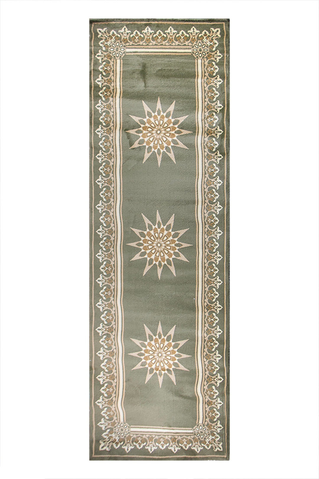 Turkish Modern  Festival WD Rug - L Green - 3.2 x 9.8 FT - Superior Comfort, Modern Style Accent Rug