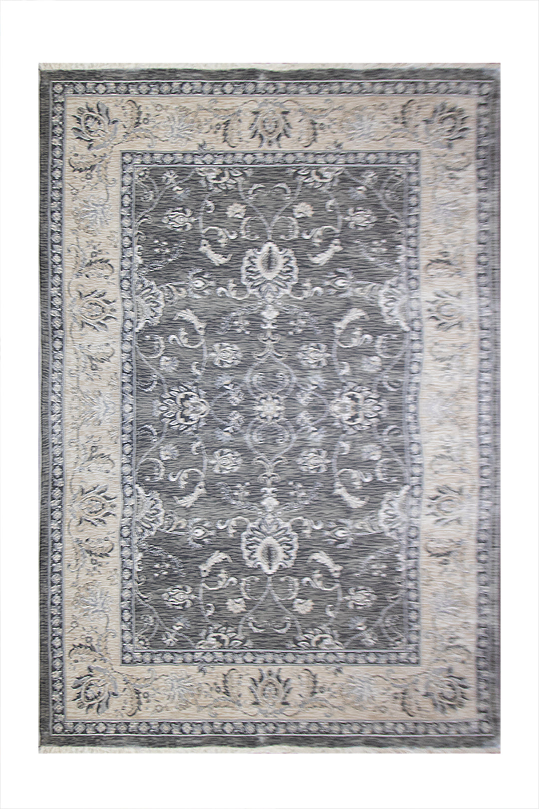 Turkish Allure Rug - 4.9 x 7.8 FT -  Gray - Elegant Woven Design with Premium Quality