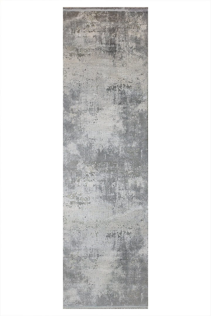 Turkish Premium Sunrise Rug - 2.6 x 9.8 FT - Gray  Superior Comfort, Modern Style Accent Rugs