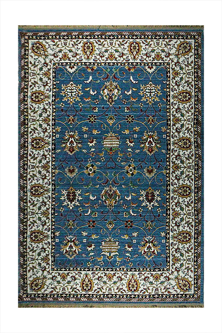 Iranian Rhyton Rugs-Wd Rug - 6.5 x 9.8 FT - Blue - Resilient Construction for Long-Lasting Use