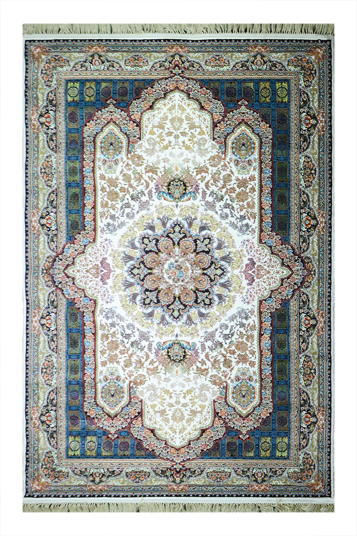 Irani Farsh E Firozeh-P Rug - 5.9 x 8.8 FT - Premium and Classical Design | 50% OFF Sale!