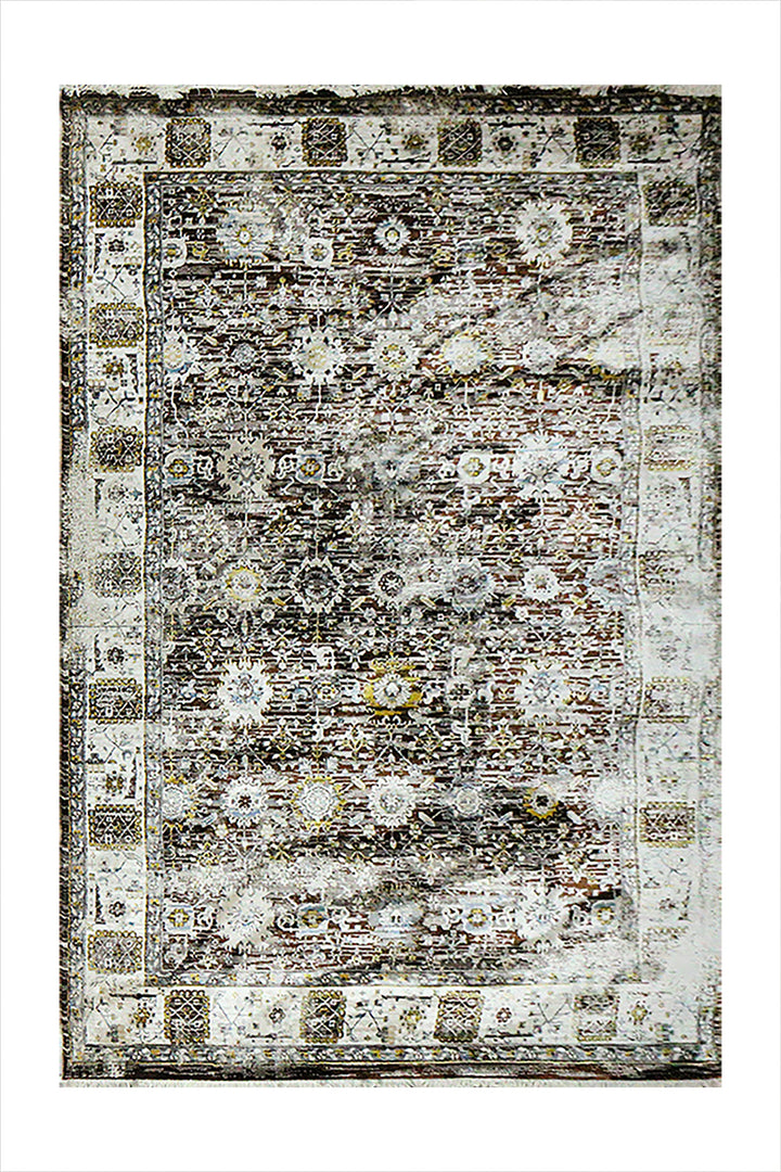 Turkish Modern Festival 1 Rug - 5.2 x 7.5 FT - Sleek and Minimalist for Chic Interiors